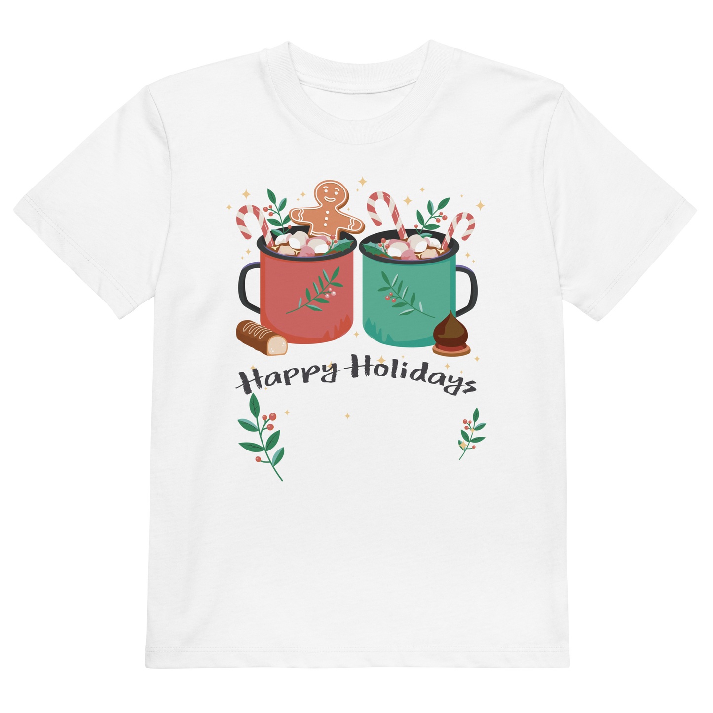 Happy Holidays Organic Cotton Kids