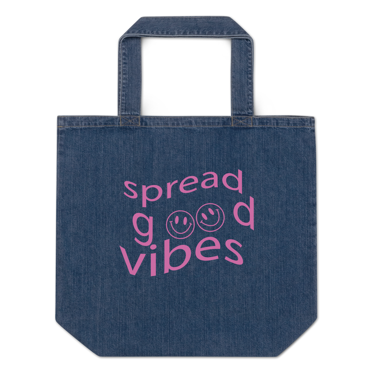 Good Vibes Organic Denim Tote