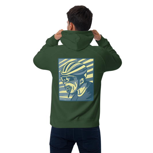 Bike Rider Eco Raglan Hoodie