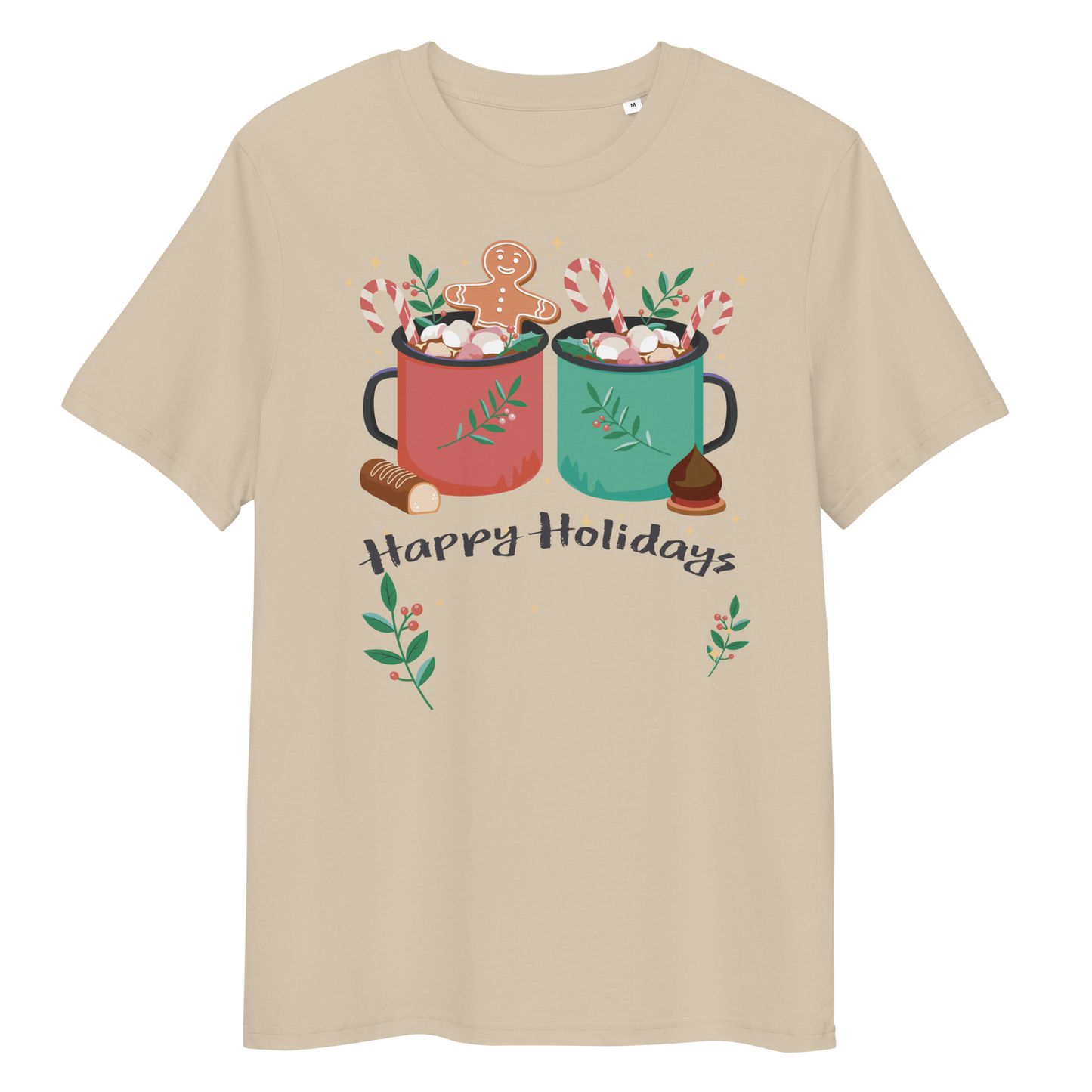 Happy Holidays Organic Cotton