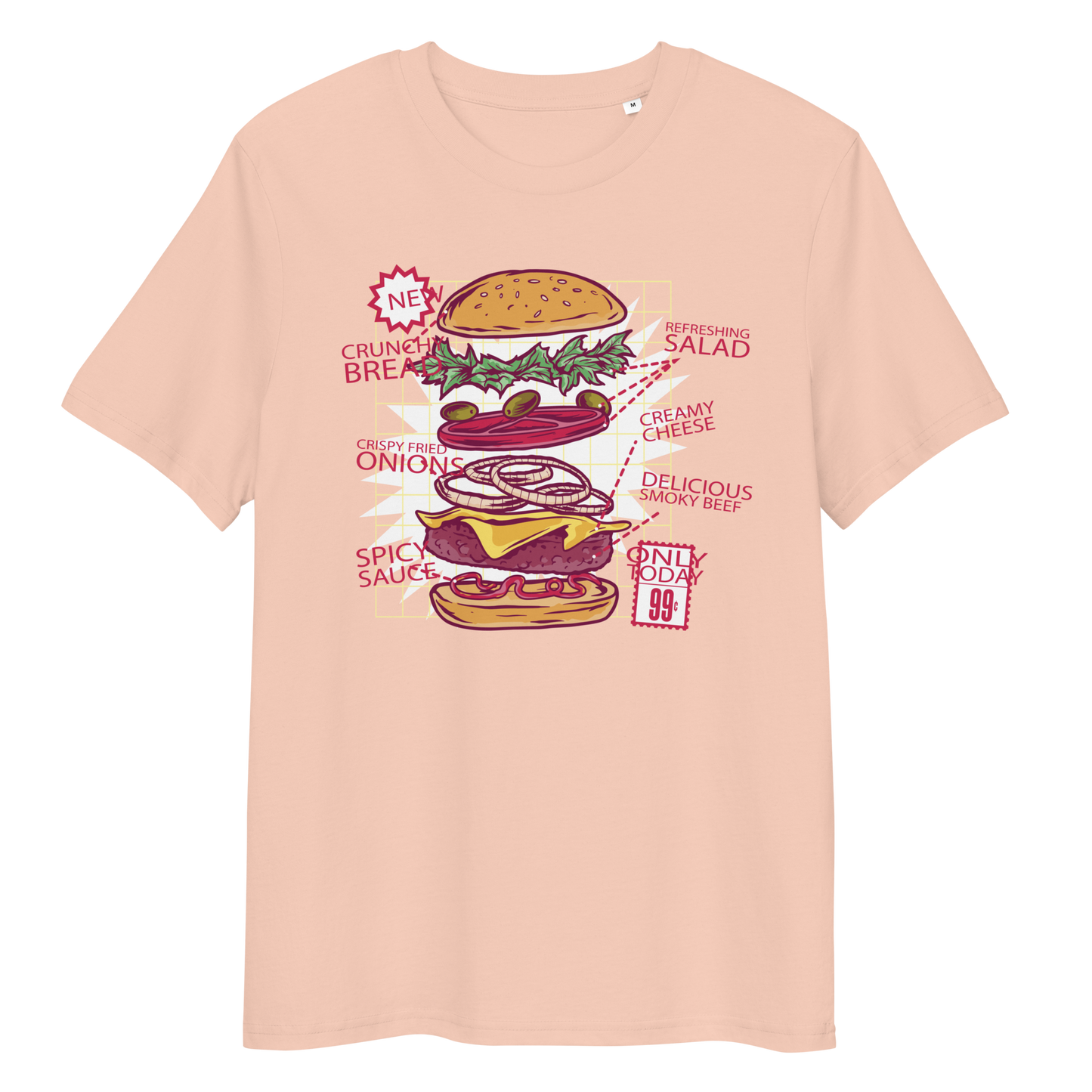 Burger Unisex Organic Cotton