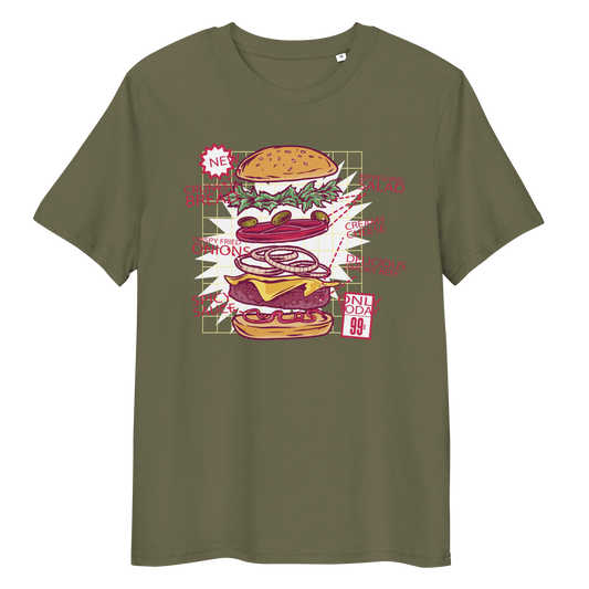 Burger Unisex Organic Cotton