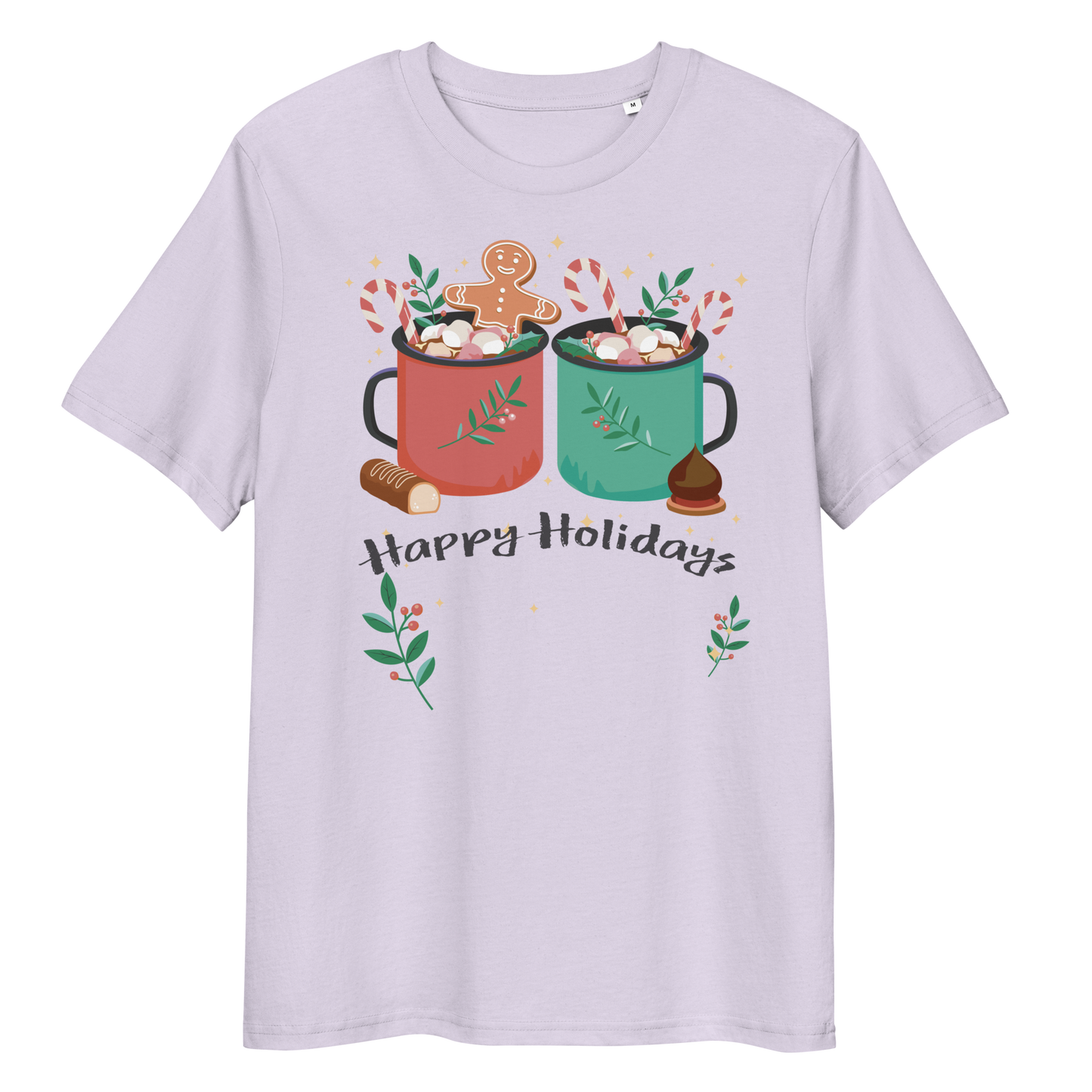 Happy Holidays Organic Cotton