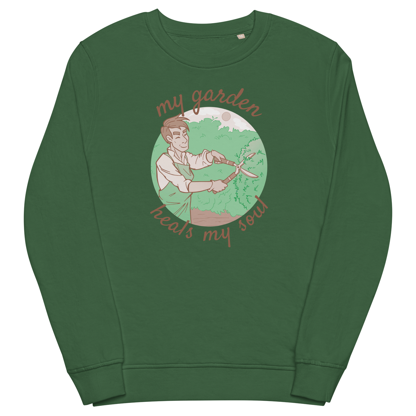 Garden Heals Soul Organic Sweatshirt